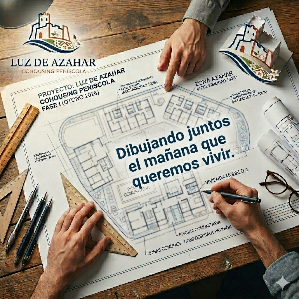 Dibujando juntos el proyecto Luz de Azahar