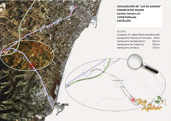 Plano de situación Luz de Azahar